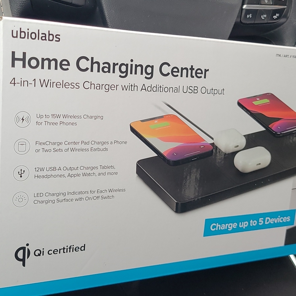 Home Wireless Charging Center Ubiolabs